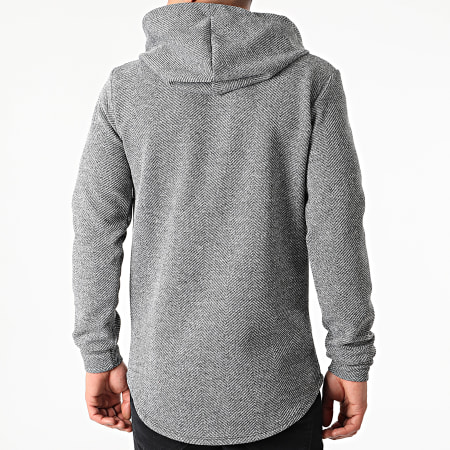 Uniplay - Sweat Capuche Oversize UY566 Gris Chiné