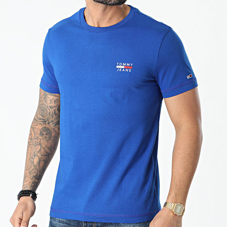 Tommy Jeans - Tee Shirt Chest Logo 0099 Bleu Roi