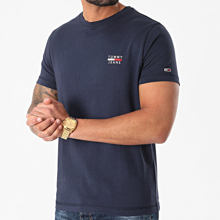 Tommy Jeans - Tee Shirt Chest Logo 0099 Bleu Marine