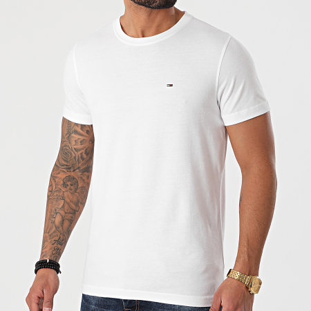 Tommy Jeans - Lote De 2 Camisetas Cneck 0705 Blanco Negro