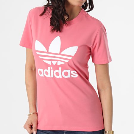 Adidas Originals - Tee Shirt Femme Trefoil GN2907 Rose