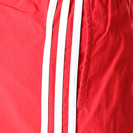 Adidas Originals - Short De Bain A Bandes GN3526 Rouge