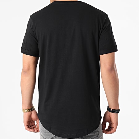 Calvin Klein - Tee Shirt Oversize Badge Turn Up Sleeve Noir