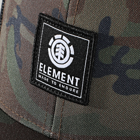 Element - Casquette Trucker Prime Camouflage Vert Kaki