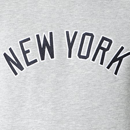 New Era - Sweat Crewneck Script Wordmark New York Yankees 12740951 Gris Chiné