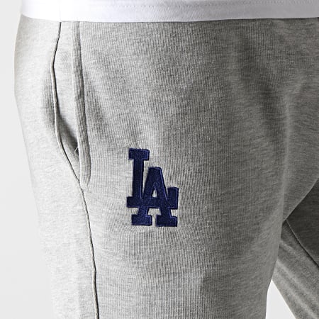 New Era - Pantalon Jogging Los Angeles Dodgers Logo 12740955 Gris Chiné