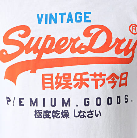 Superdry - Tee Shirt Manches Longues Vintage Logo Tri M6010407A Blanc
