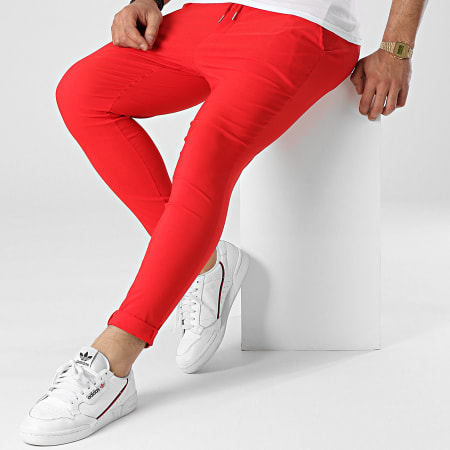 Uniplay - Pantalon Chino Slim T3597 Rouge