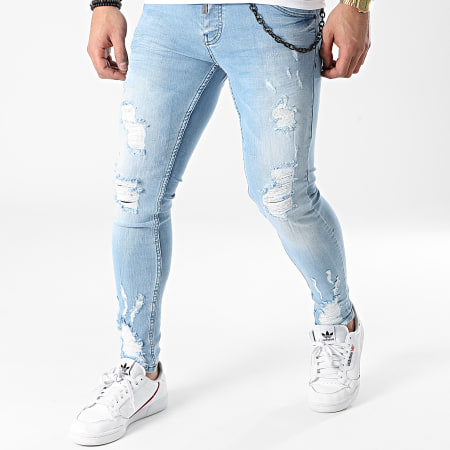 Black Needle - Jeans skinny 3052 con lavaggio blu
