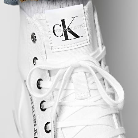 Calvin Klein - Baskets Montantes Vulcanized High Lace Up 0019 Bright White
