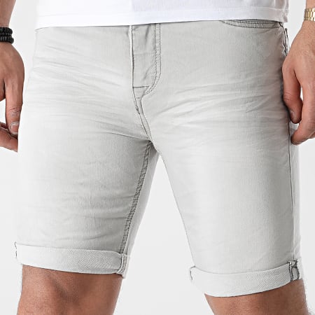 Classic Series - Pantaloncini di jeans H1324Y61306BK Grigio chiaro