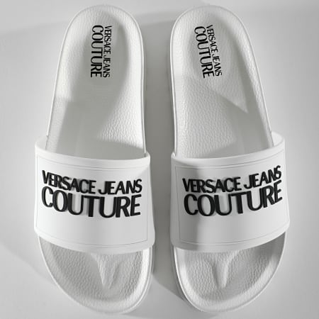 Versace Jeans Couture - Claquettes Linea Fondo Slide E0YWASQ2 Blanc
