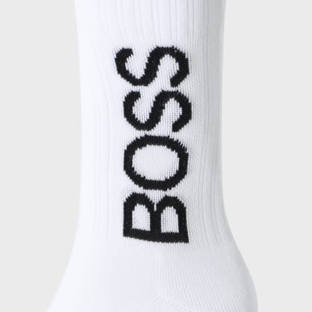 BOSS - Paire De Chaussettes QS Bold Logo 50436826 Blanc