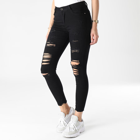 Girls Outfit - Jeans skinny da donna B812 Nero