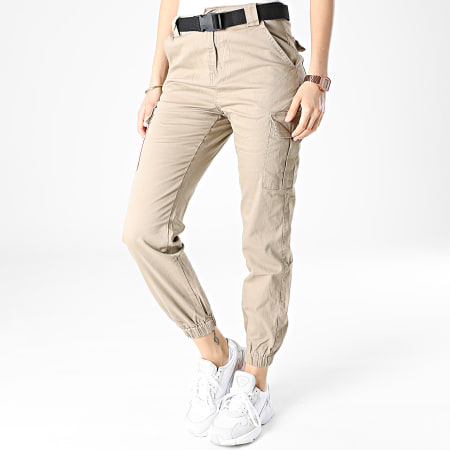 Girls Outfit - Jogger Pant Femme C9061 Beige