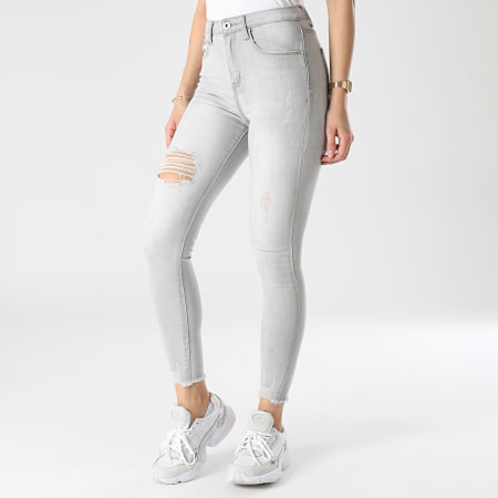 Girls Outfit - Jean Skinny Femme B878 Gris