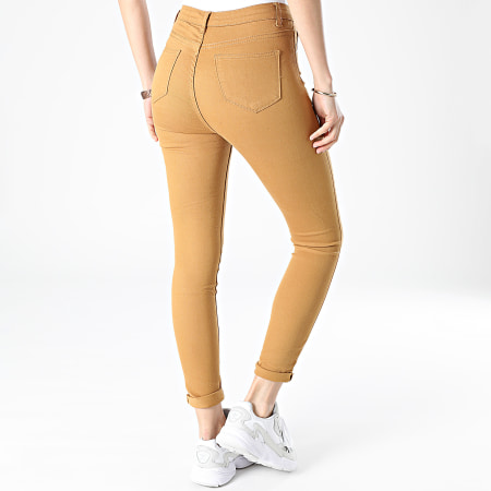 Girls Outfit - Jeans skinny da donna DZ359 Cammello