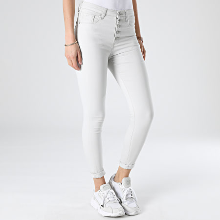 Girls Outfit - Jean Skinny Femme DZ359 Gris Clair