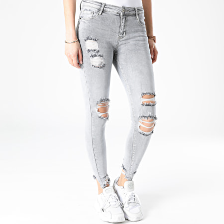 Girls Outfit - Jean Skinny Femme A153 Gris