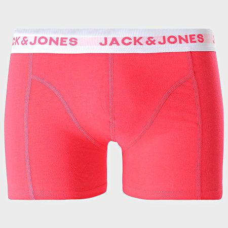 Jack And Jones - Lot De 3 Boxers Neon 12168730 Rose Vert Bleu