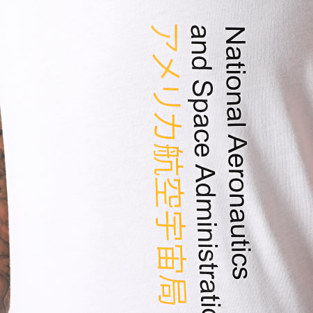 NASA - Tee Shirt Admin 2 Bicolore Blanc Noir
