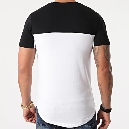 NASA - Tee Shirt Admin 2 Bicolore Blanc Noir