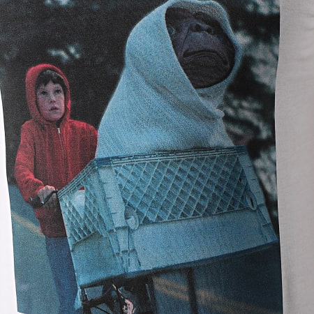 E.T. L'Extraterrestre - Tee Shirt Bike Blanc