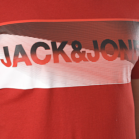 Jack And Jones - Tee Shirt Jenson Rouge