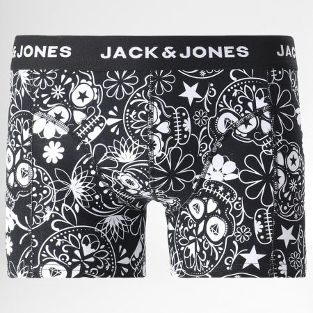 Jack And Jones - Set di 3 boxer con teschio di zucchero 12185485 nero