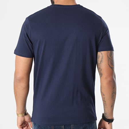 Pepe Jeans - Tee Shirt Flag Logo PM505671 Bleu Marine
