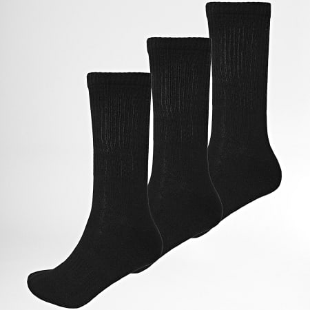 LBO - Lote de 3 pares de calcetines 0007 Negro