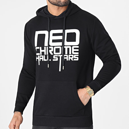 Neochrome - Sweat Capuche Logo Noir