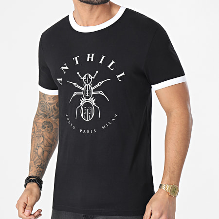 Anthill - Tee Shirt Ringer Logo Noir