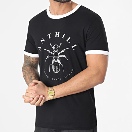 Anthill - Camiseta Ringer Logo Negra