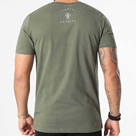 Anthill - Camiseta verde caqui con logo
