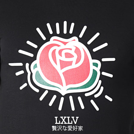 Luxury Lovers - Tee Shirt Keith Roses Noir