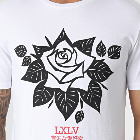 Luxury Lovers - Tee Shirt Roses BO Blanc