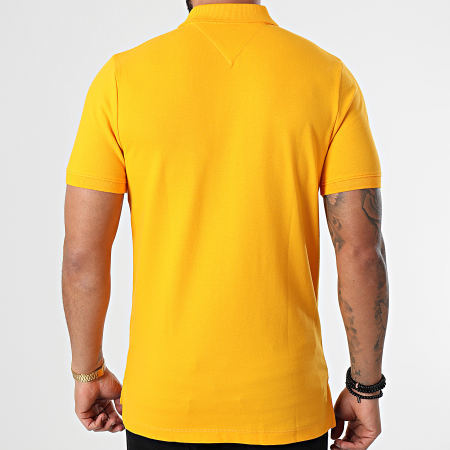 Tommy Jeans - Polo Manches Courtes Classics Solid Stretch 9439 Jaune