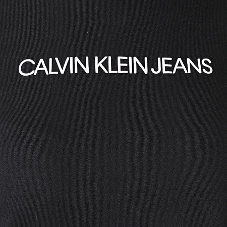 Calvin Klein - Tee Shirt Femme Shrunken Insitutional 5322 Noir
