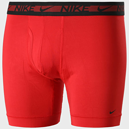 Nike - Lot De 3 Boxers Flex Micro KE1029 Noir Rouge Gris