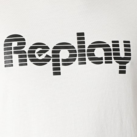 Replay - Tee Shirt M3481-P23174 Ecru