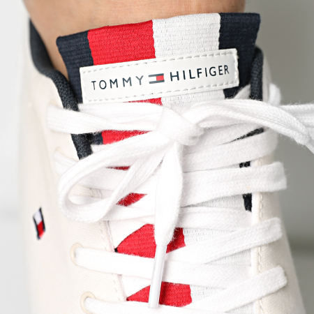 Tommy Hilfiger - Baskets Essential Chambray Vulcanized 3472 Ivory