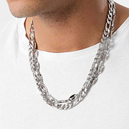 Urban Classics - Collar de cadena de plata
