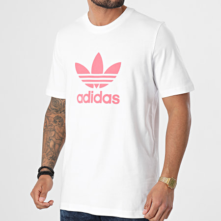 Adidas Originals - Tee Shirt Trefoil GN3485 Blanc