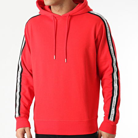 Diesel - Sweat Capuche A Bandes 00CEMD-0TAWI Rouge