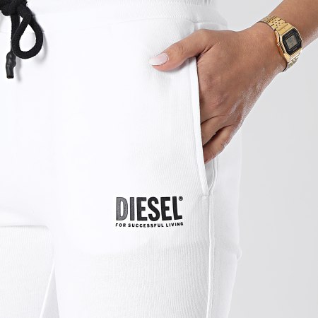 Diesel - Pantalon Jogging Femme Victadia Blanc