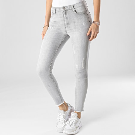 Girls Outfit - Jean Skinny Femme B877 Gris