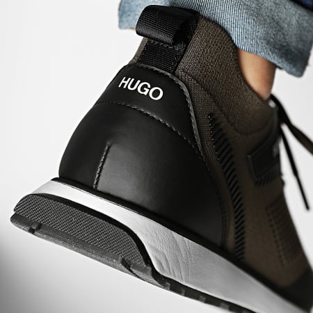 HUGO - Sneakers Icelin Runner 50451737 Verde scuro