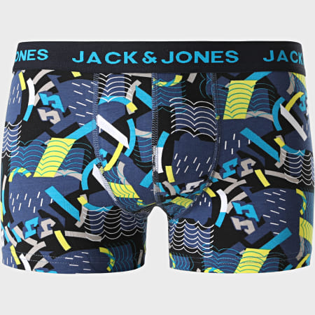 Jack And Jones - Set di 5 boxer con stampa estiva 12192796 blu verde