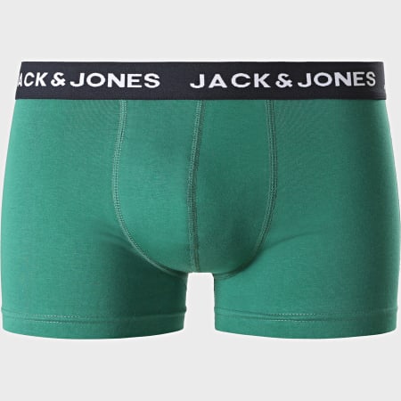 Jack And Jones - Lot De 5 Boxers Summer Print 12192796 Bleu Vert